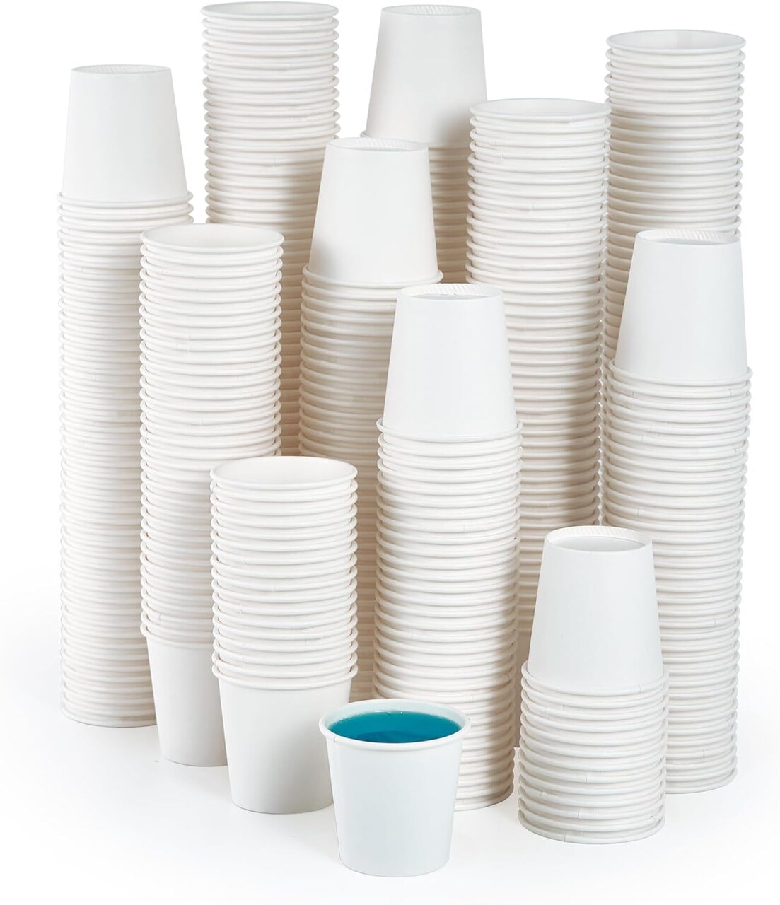 360 Pack Small Paper Cups, White Mouthwash Cups, Disposable Mini Espresso Paper Cups, Paper Sampling Cup
